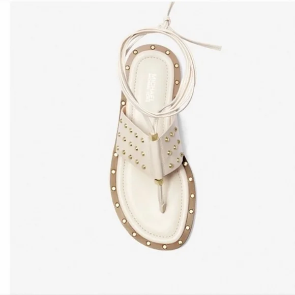 🔹️🥳 Host pick 🥳🔹️Michael Kors Jagger Flat Sandal NEW NO BOX SIZE 8 - Picture 2 of 4